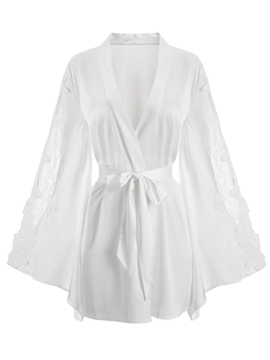 Jessie Satin Robe (2 colors) | Kyria Lingerie