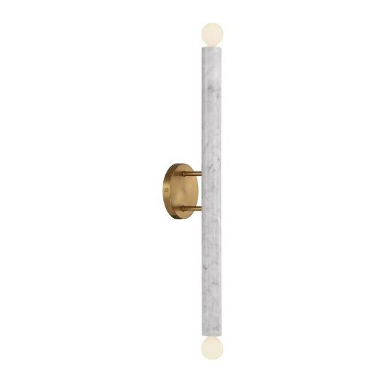 Irmeli Metal Armed Sconce in White | Wayfair North America