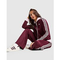 adidas Originals Classic Track Top - Burgundy - Womens | JD Sports (UK)