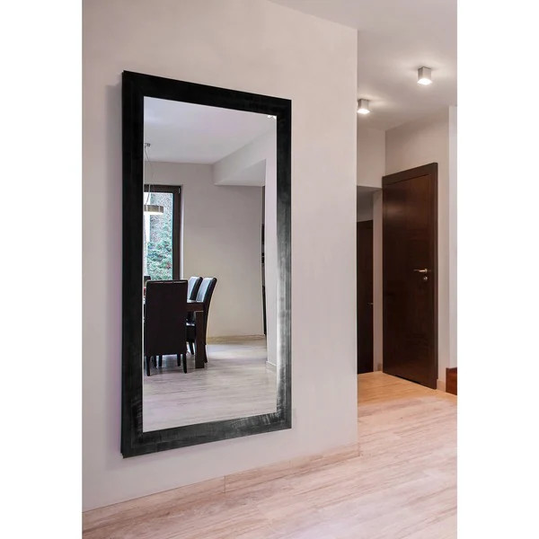 American Made Extra Large 37 x 76-inch Black Smoke Vanity Wall Mirror - Black/Grey | Bed Bath & Beyond
