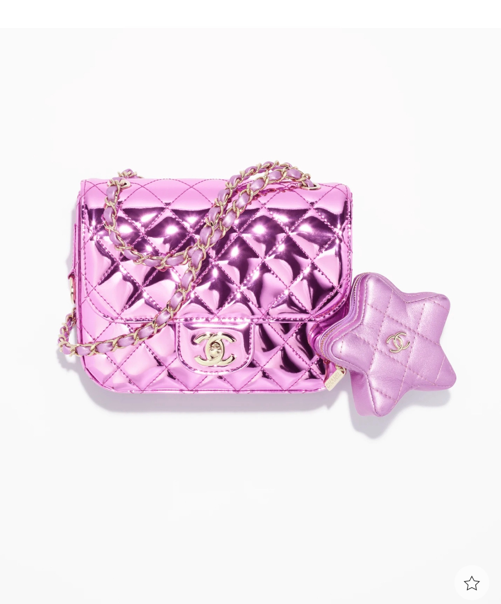 Purple Chanel purse with matching star wallet. #chanel #designerpurse #purse 

#LTKbeauty #LTKGiftGuide #LTKstyletip