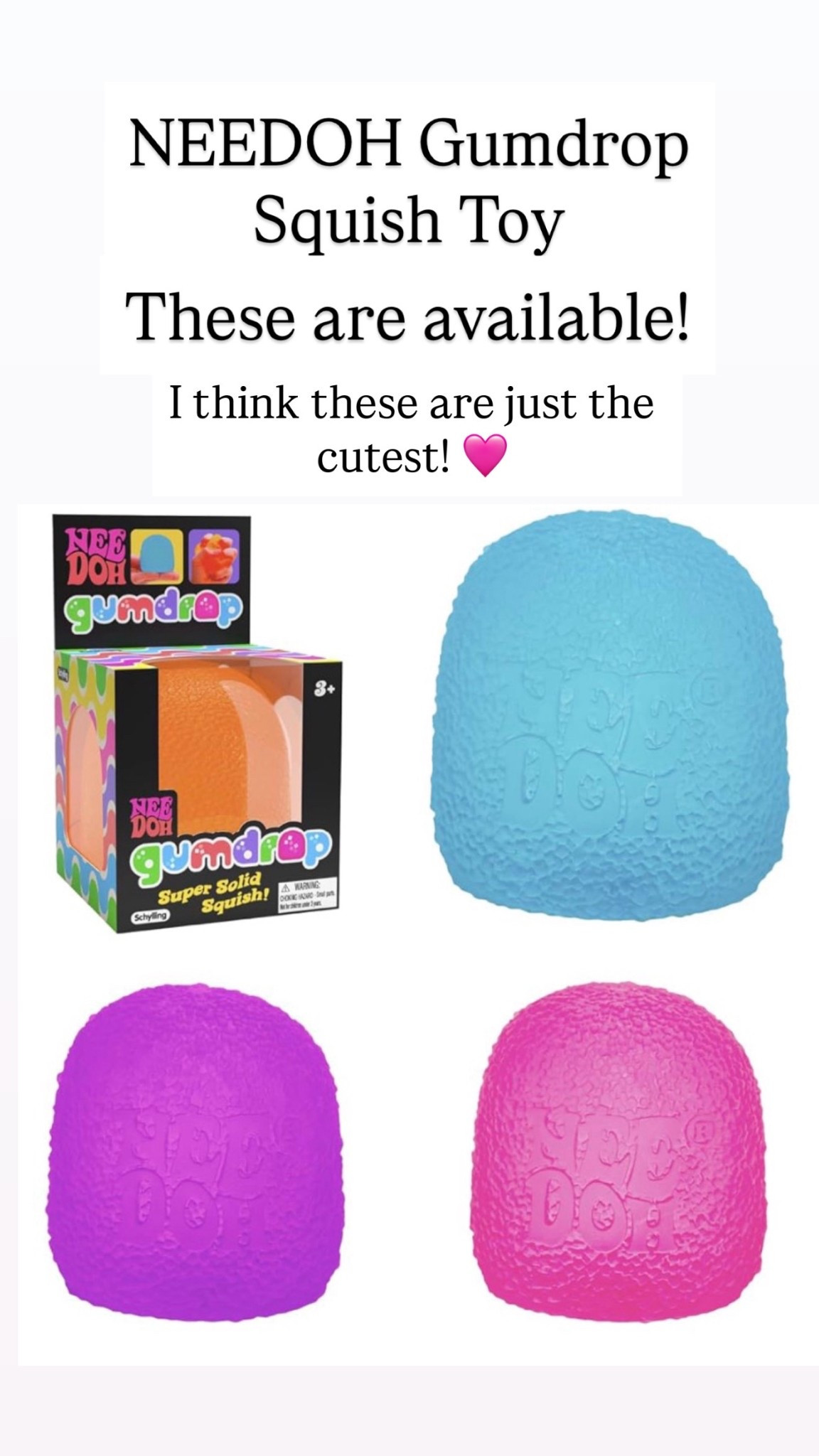 NEEDOH GUMDROP SQUISH TOY 

#LTKKids