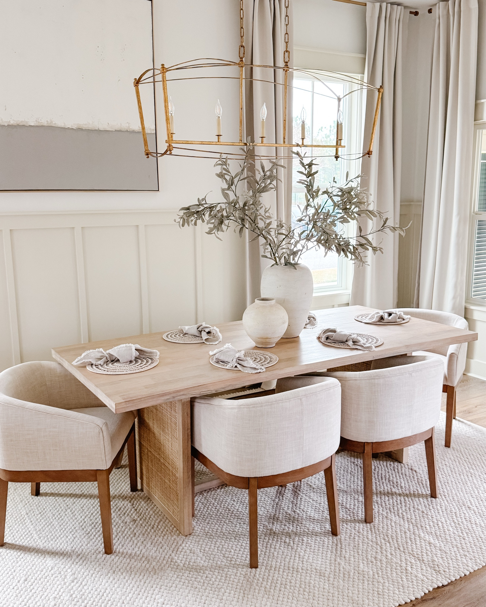 Beautiful low profile barrel dining chairs #amazon #dining #chair #diningchair #linen #beige #table 

#LTKHome #LTKSeasonal #LTKSaleAlert