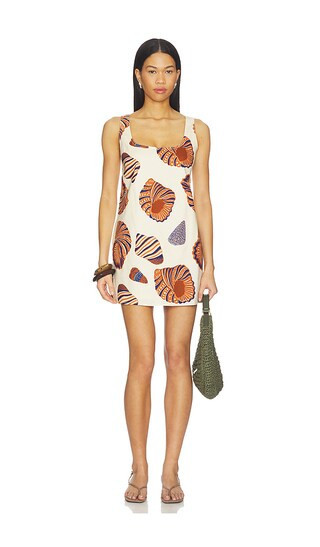 SIMONMILLER Sahara Linen Mini Dress in Neutral. - size M | Revolve Clothing (Global)