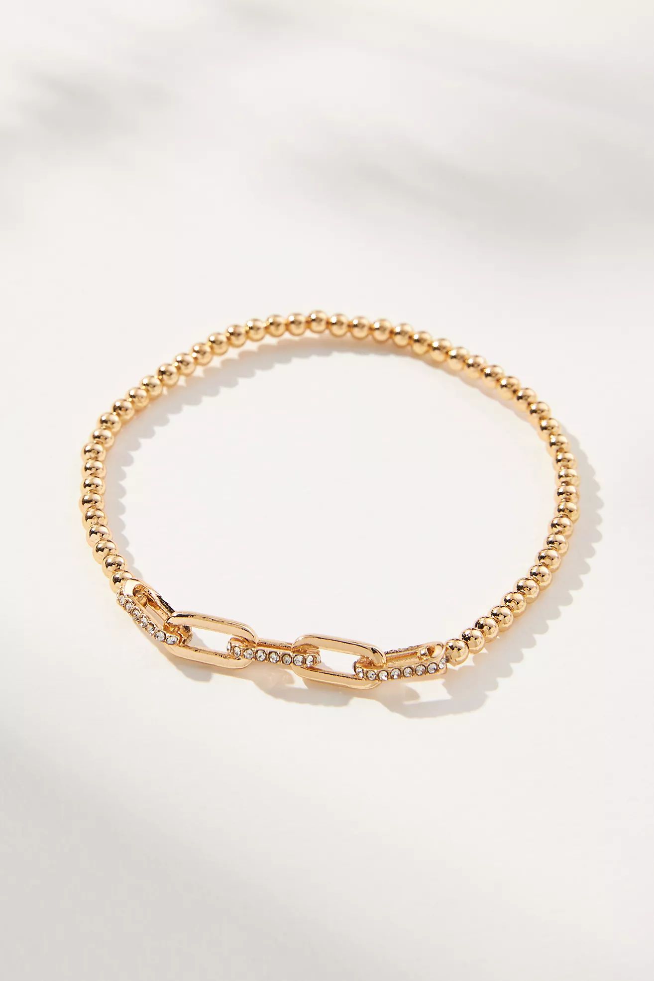 BaubleBar Pisa Pavé Link Bracelet | Anthropologie (US)