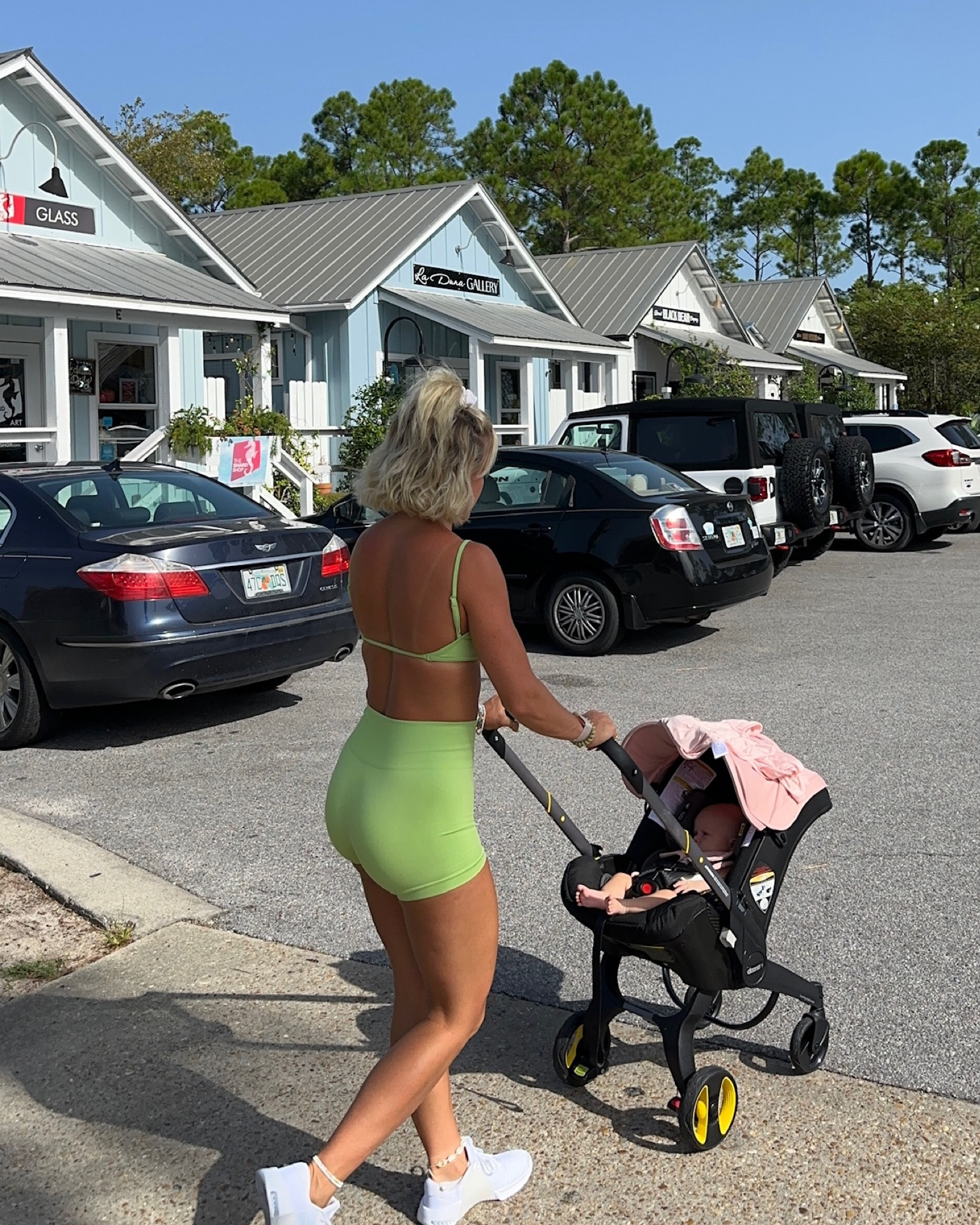 Strolling my girl in her Doona wearing green active set from oh Polly [xLTK] linked some similar items. 

#LTKbaby #LTKtravel #LTKfamily