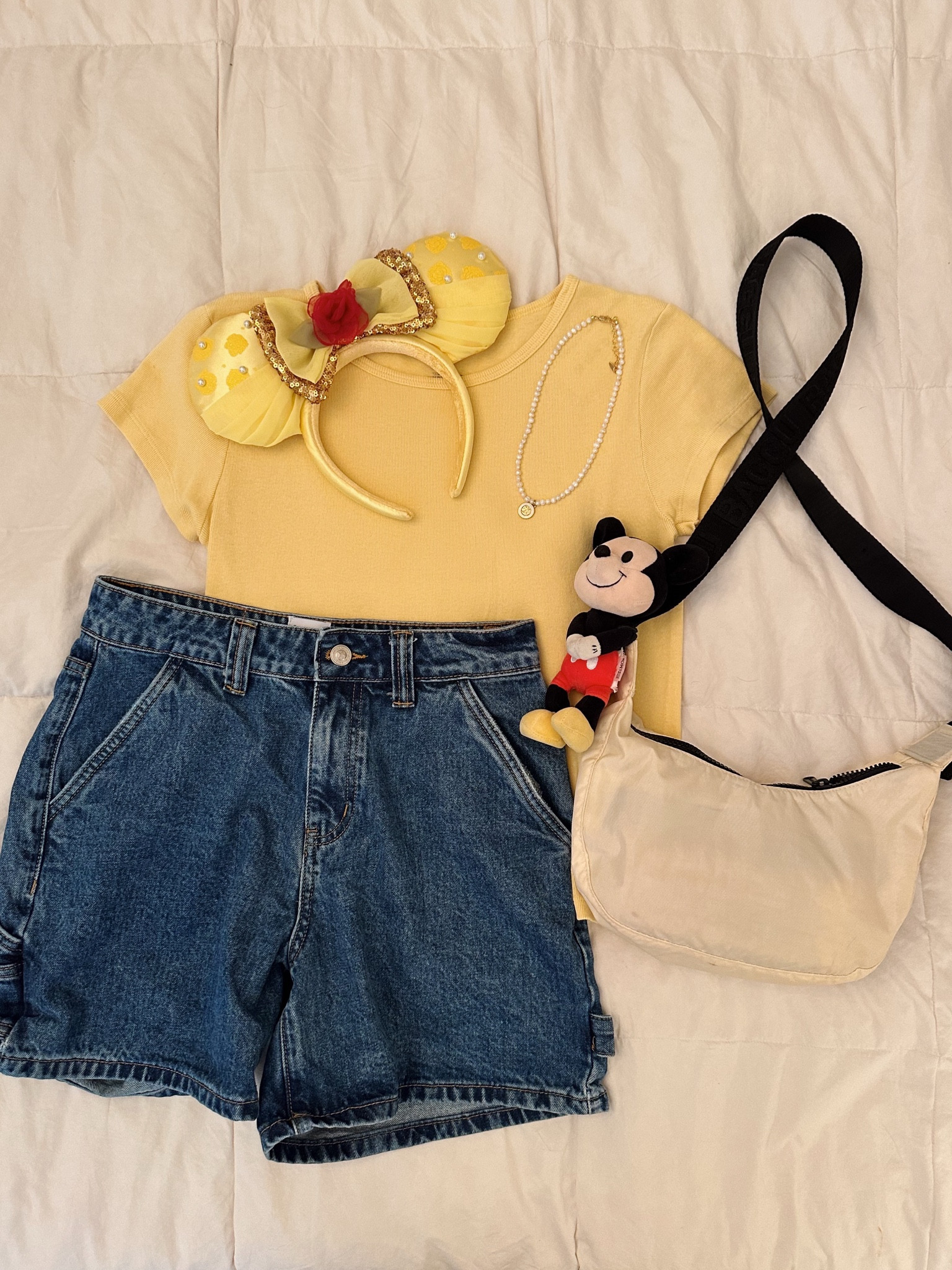 the outfit I packed for our magic kingdom day! A subtle belle inspired fit 🌟🌹

#LTKHoliday #LTKStyleTip #LTKFindsUnder50