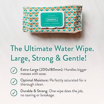 JOONYA Unscented Baby Wipes — Plant-Based, Fragrance-Free Diaper Wipes | Hypoallergenic, Non-To... | Amazon (US)