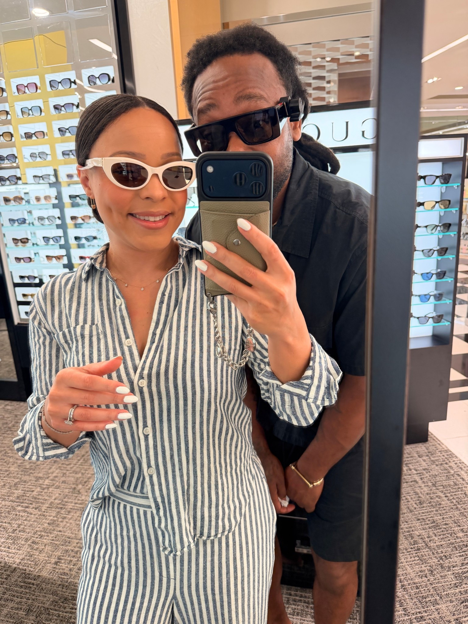 Should we get these?! Tried on a bunch of #sunglasses at Bloomy’s and couldn’t decide which ones to buy 😭 Buutttt found them all on #sale. Total bargain hunter. Follow for more!

#shades #sunnies #glasses #designersunglasses

#LTKSaleAlert #LTKdayinmylife #LTKSpringSale