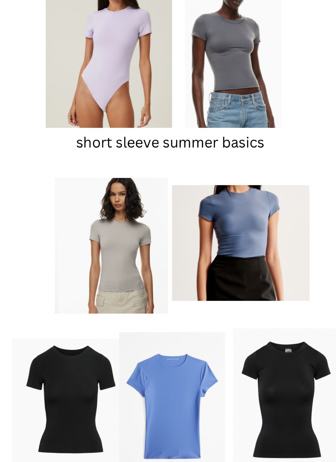 Short sleeve seamless shirts and bodysuits for summer 

#LTKWorkwear #LTKStyleTip #LTKSeasonal