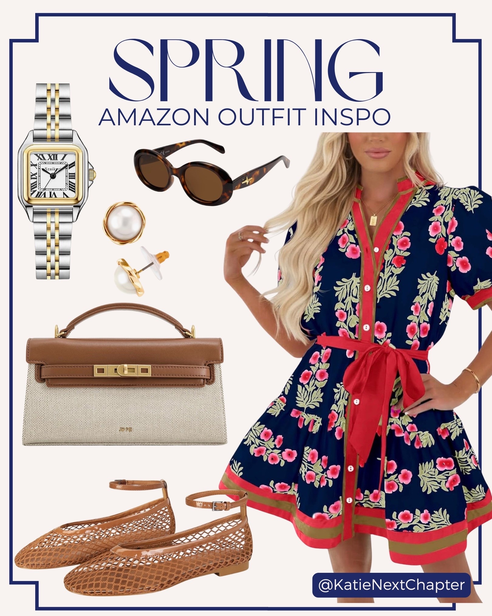 This is the kind of spring outfit that makes you feel instantly put together 🌸 feminine, easy, and perfect for everything from brunch to church to errands. Amazon really nailed this one.

#LTKOver40 #LTKootd #LTKSpringSale