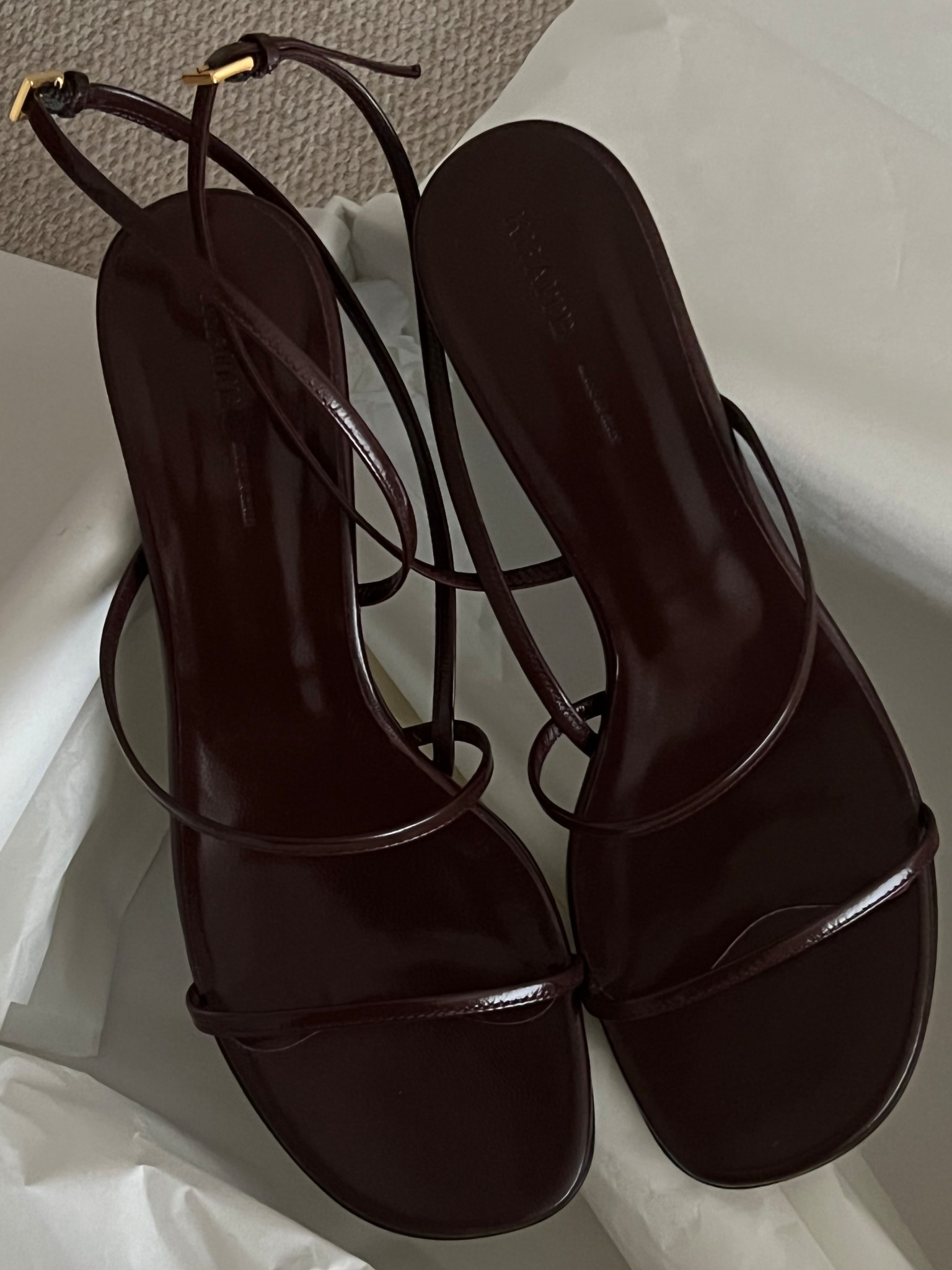 Burgundy kitten heel sandals. 

#LTKShoeCrush #LTKSeasonal #LTKStyleTip