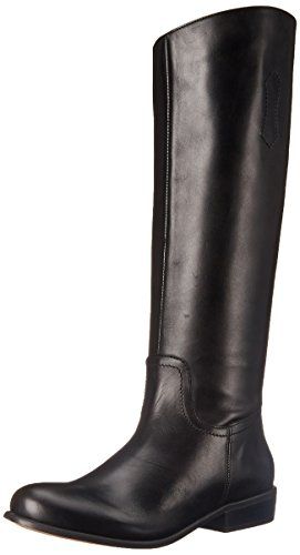 Corso Como Women's Geneva Riding Boot, Black Brushed Leather, 6 M US | Amazon (US)