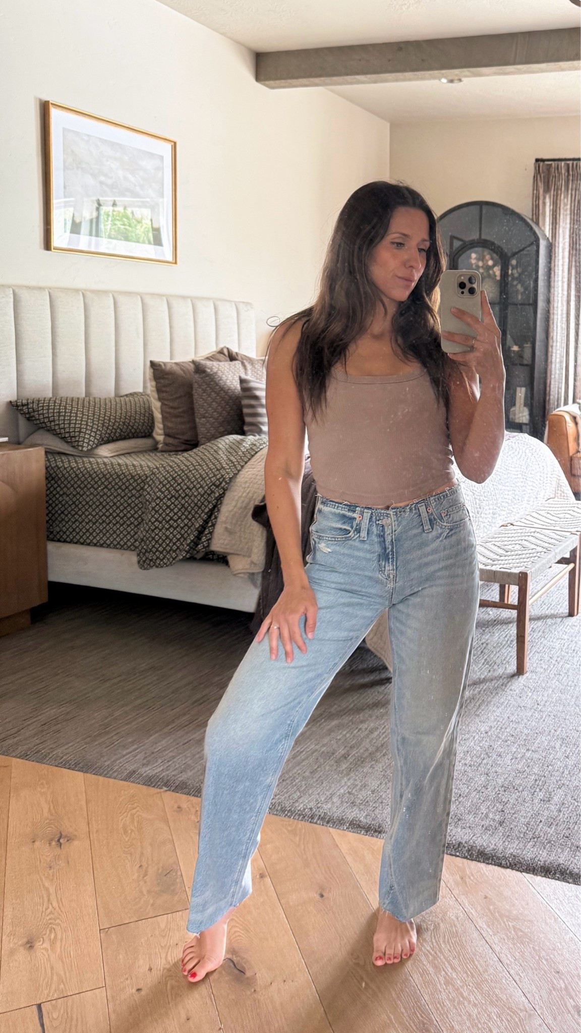 These jeans are so cute & comfy!

#LTKootd #LTKmomlife #LTKSaleAlert