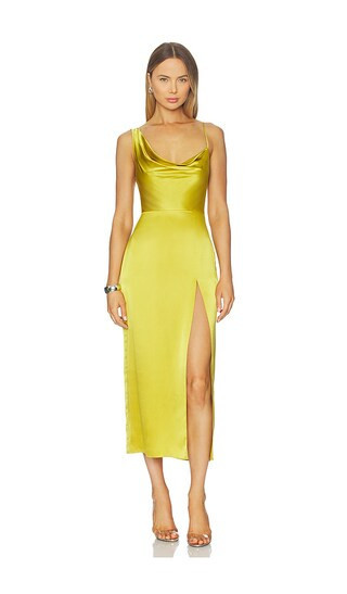 Amanda Uprichard Svetlana Dress in Yellow. - size L | Revolve Clothing (Global)