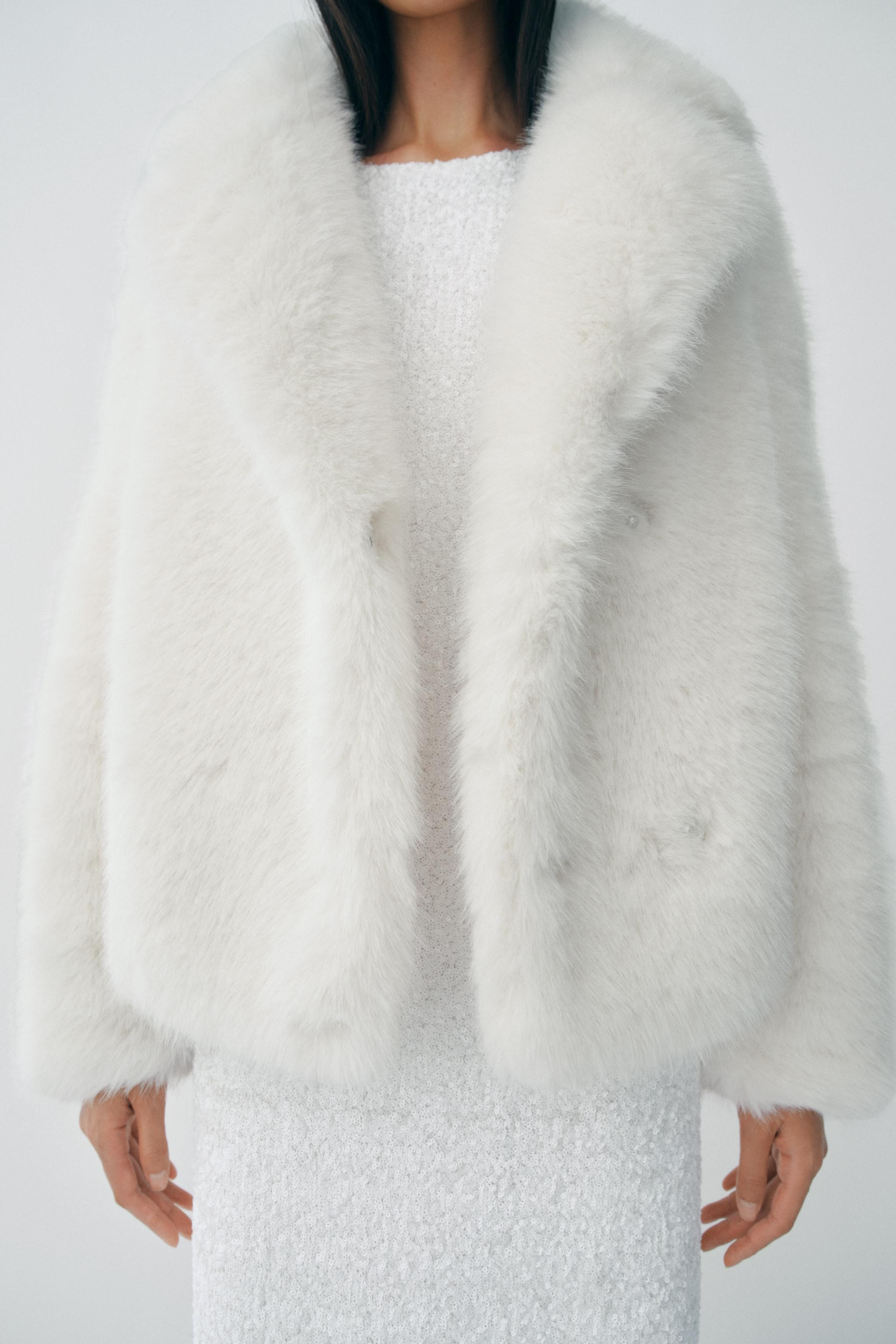 FAUX FUR JACKET ZW COLLECTION | Zara US