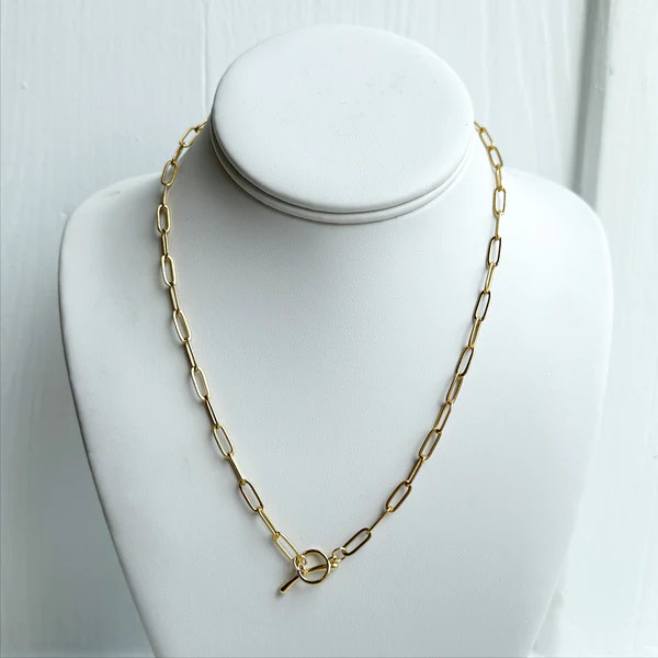 Gold Paperclip Chain | HOLST + LEE