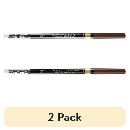 (2 pack) L'Oreal Paris Brow Stylist Definer Waterproof Eyebrow Pencil, Brunette, Defining, 0.003 oz | Walmart (US)