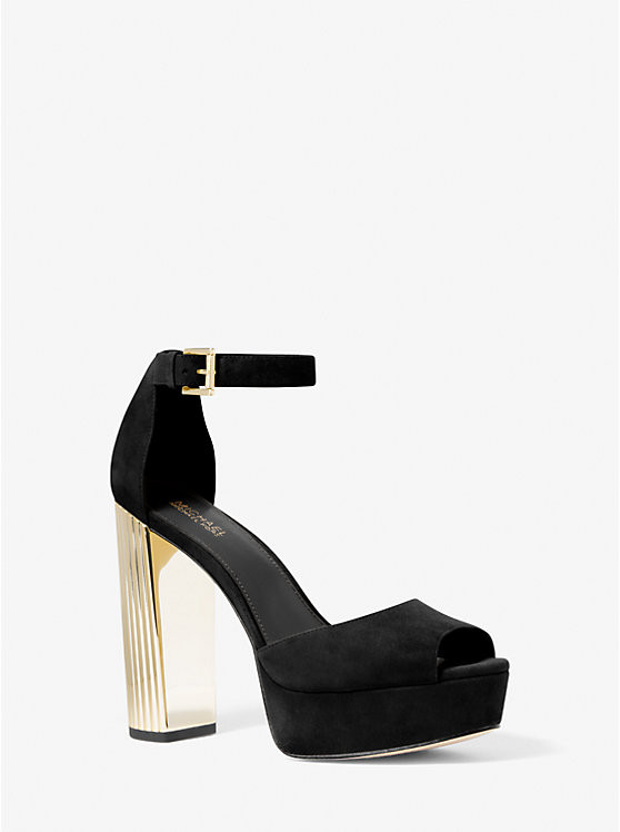 Porter Suede Platform Sandal | Michael Kors US