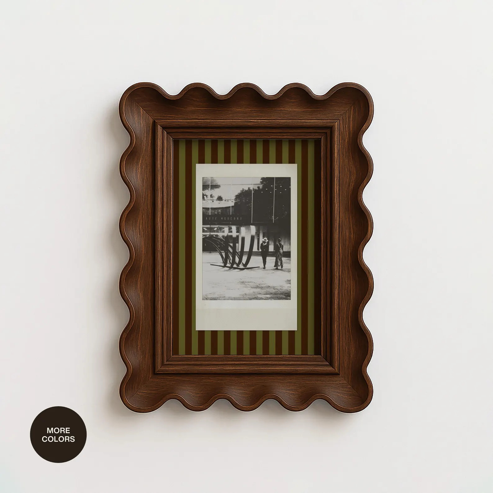 Modern Art Polaroid With Bold Striped Border, Mexico City Travel Print, Avant Garde Photography, ... | Etsy (US)