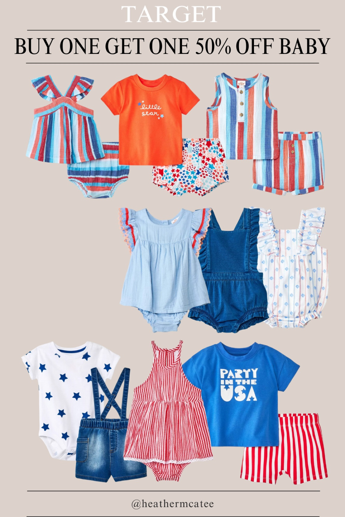 Buy one get one 50% off baby clothes at Target! Last minute 4th of July options!

#LTKKids #LTKBaby #LTKFindsUnder50