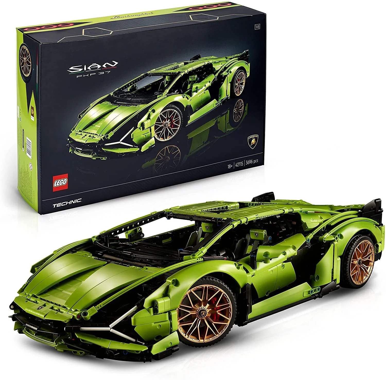 LEGO Technic Lamborghini Sin FKP 37 42115 | Walmart (US)