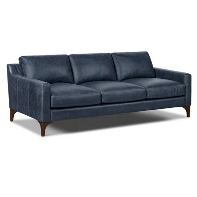 Sorrento 86'' Full-Grain Genuine Italian Leather Sofa | Wayfair North America