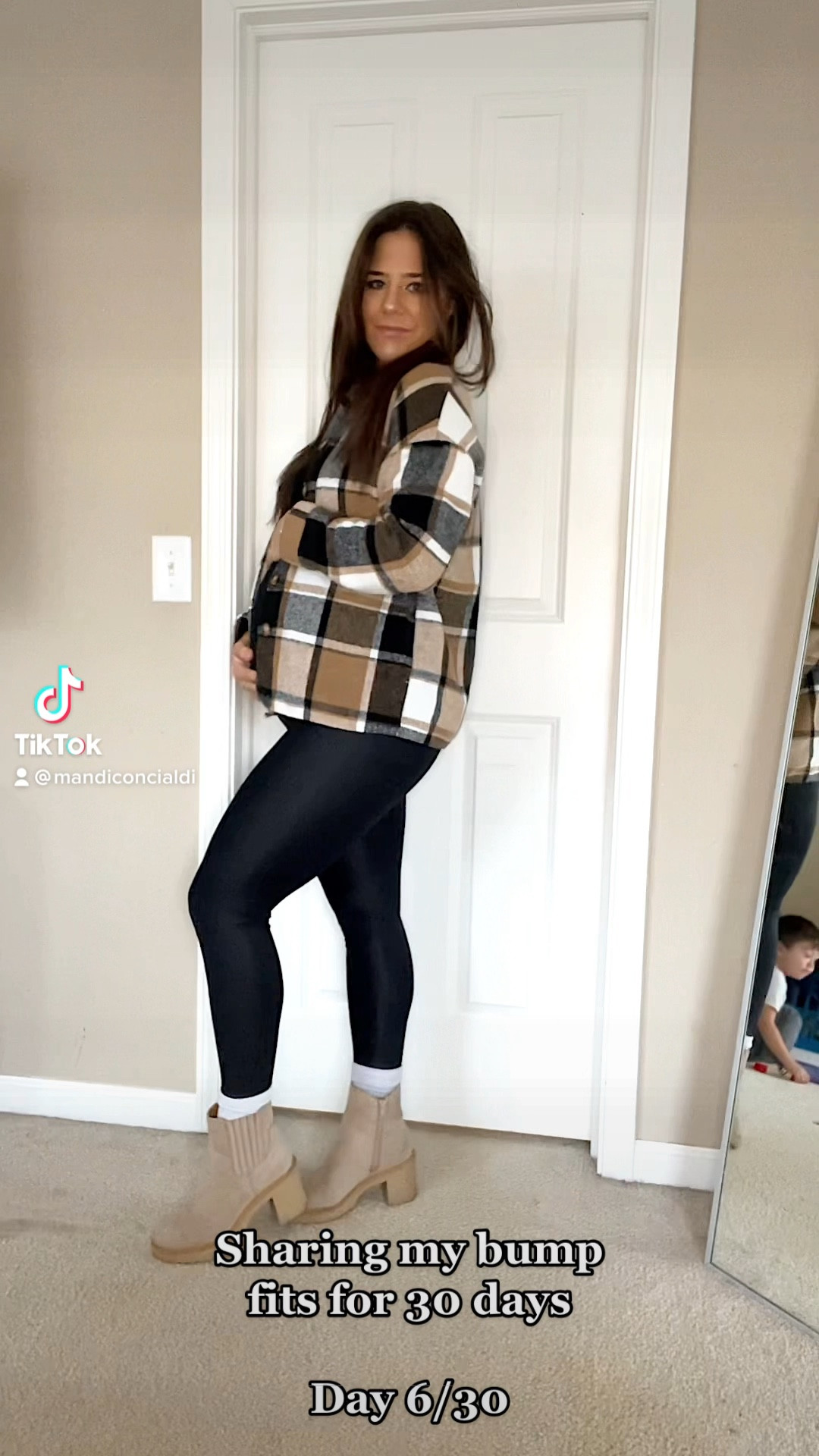 Bump outfit, maternity leather leggings, pregnancy outfit, winter pregnancy outfit, winter maternity, maternity fashion, bump style

#LTKunder50 #LTKstyletip #LTKbump