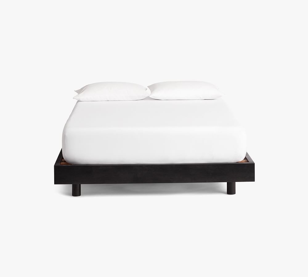 Cayman Platform Bed, Full, Warm Black | Pottery Barn (US)