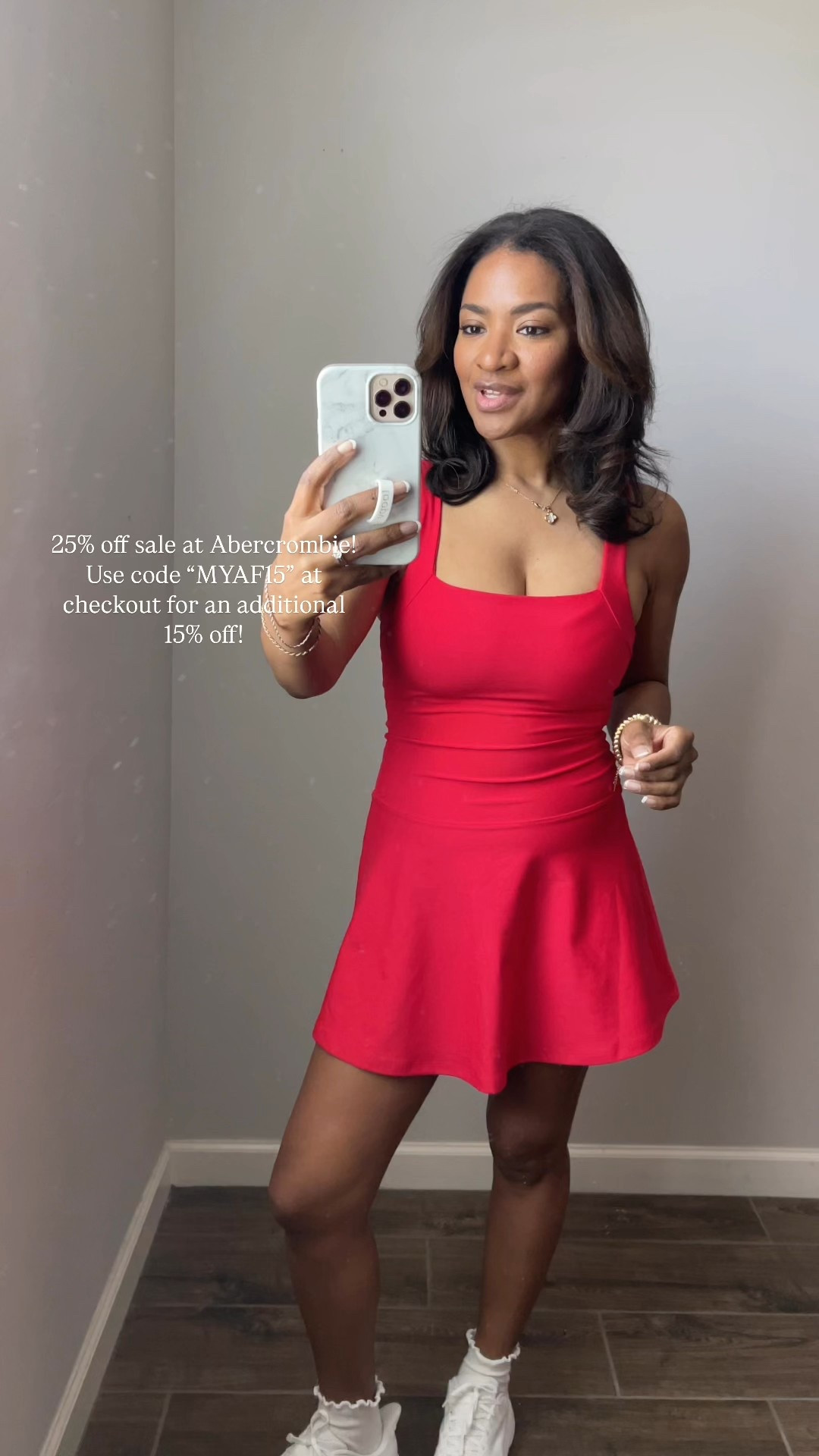 25% off sale at Abercrombie! Use code “MYAF15” at checkout for an additional 15% off!

Wearing a small regular in this!

#LTKActive #LTKSaleAlert #LTKFindsUnder100