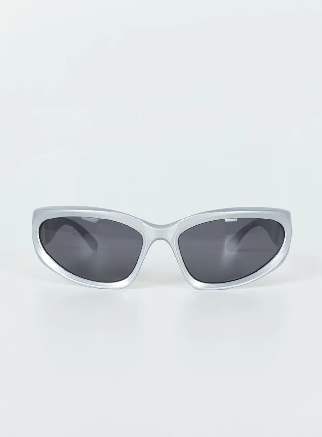 Francese Sunglasses Silver | Princess Polly AU