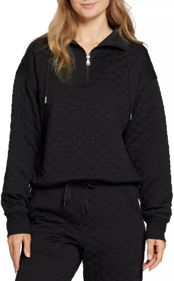 DSG Women's 1/4 Zip Mock Neck Quilted Sweatshirt | Dick's Sporting Goods