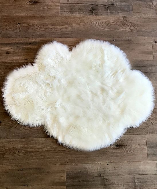 Kroma Carpets Indoor Rugs White - White Cloud Faux Fur Rug | Zulily