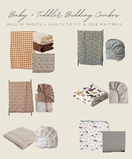 Crib sheet, toddler bed, baby quilts that go great together. Works for a toddler bed that uses crib mattress as well!
Baby quilt. Must have registry item for nursery. 

#LTKbump #LTKhome #LTKbaby