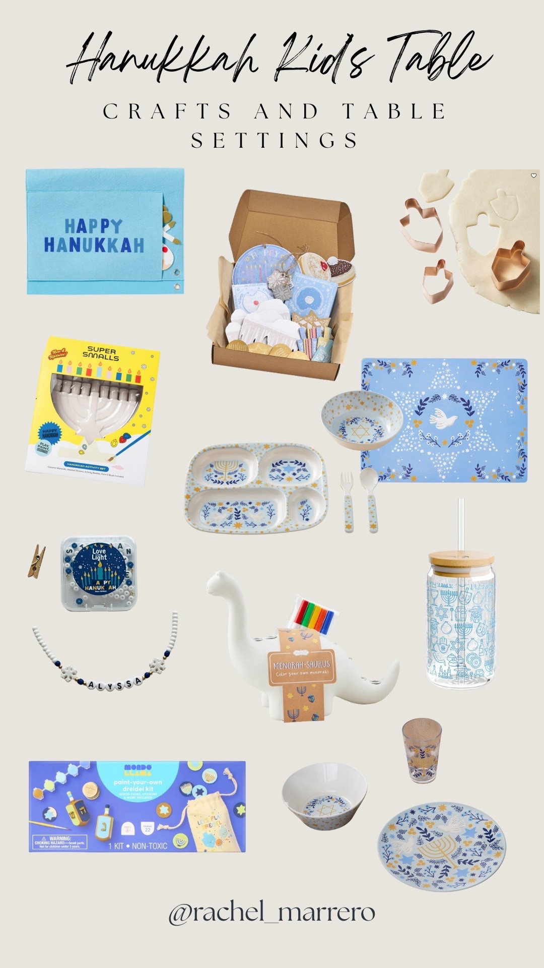 Hanukkah kids table settings and craft ideas! 


Kids finds, crafts, cup, table settings, painting crafts, bracelet making 

#LTKKids #LTKHoliday #LTKFindsUnder100