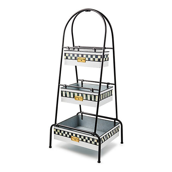 MacKenzie-Childs Spectator 3 in Tier Planter | MacKenzie-Childs