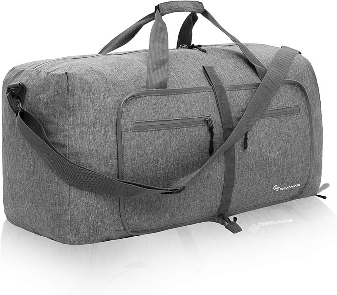 Amazon.com | Duffel Bag Packable Duffle Bag with Shoes Compartment Unisex Travel Bag Water-Resist... | Amazon (US)