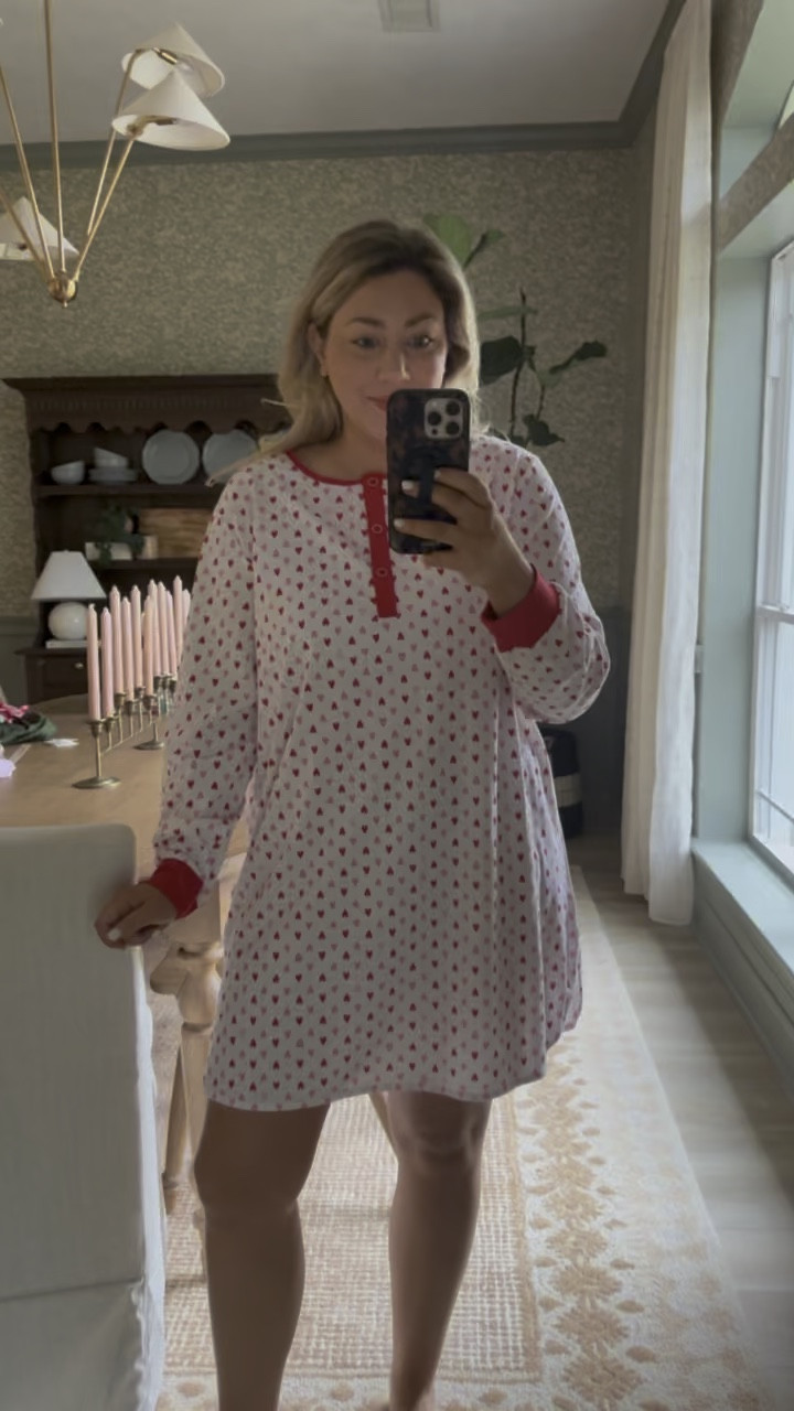 Cutest cozy $12 Walmart gown! Yes please! 

THEBLOOMINGNEST gown Walmart pajamas gown cozy valentines 

#LTKStyleTip #LTKMidsize #LTKSeasonal