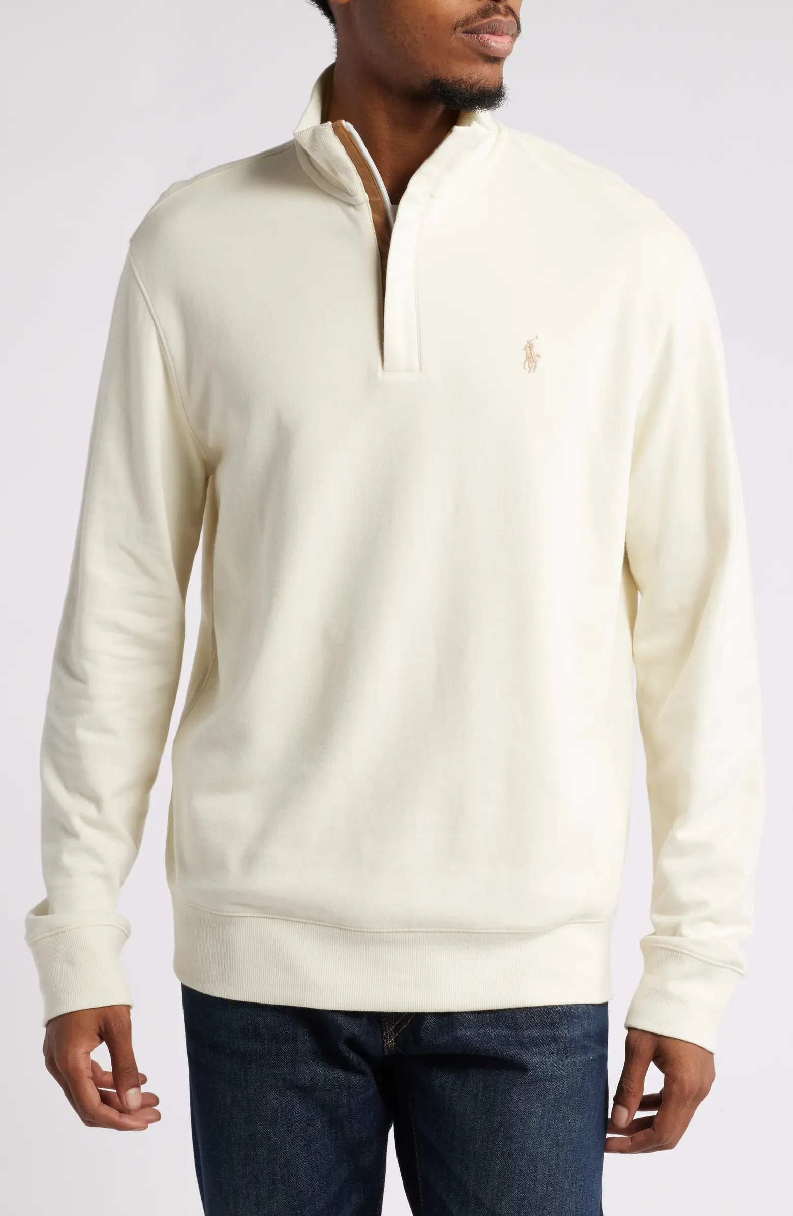 Cotton Blend Quarter Zip Pullover | Nordstrom