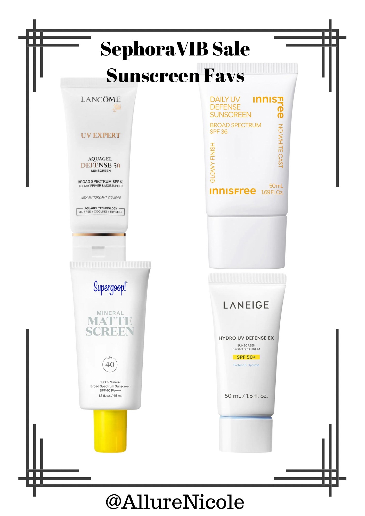 Sephora VIB Sale Sunscreen Favs ✨