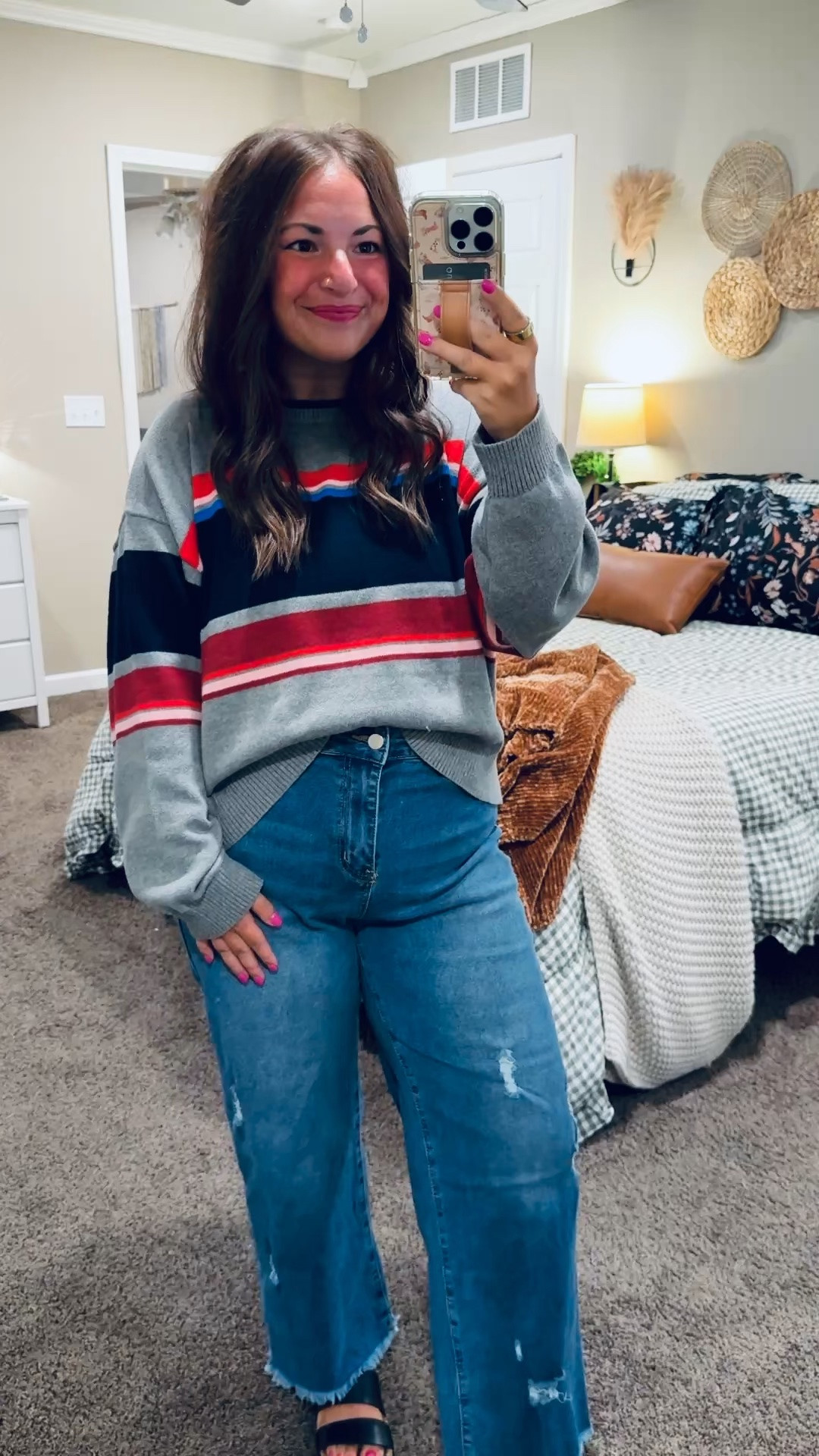 Love the fun stripes on this Old Navy sweater! Such a cozy, colorful option for the classroom or casual fall days. ❤️💙


sandals: fit true to size // wearing a 5
jeans: fit true to size // wearing a 12
sweater: fits true to size // wearing a large (cropped fit) 

 #LTKootd #LTKMidsize #LTKWorkwear
