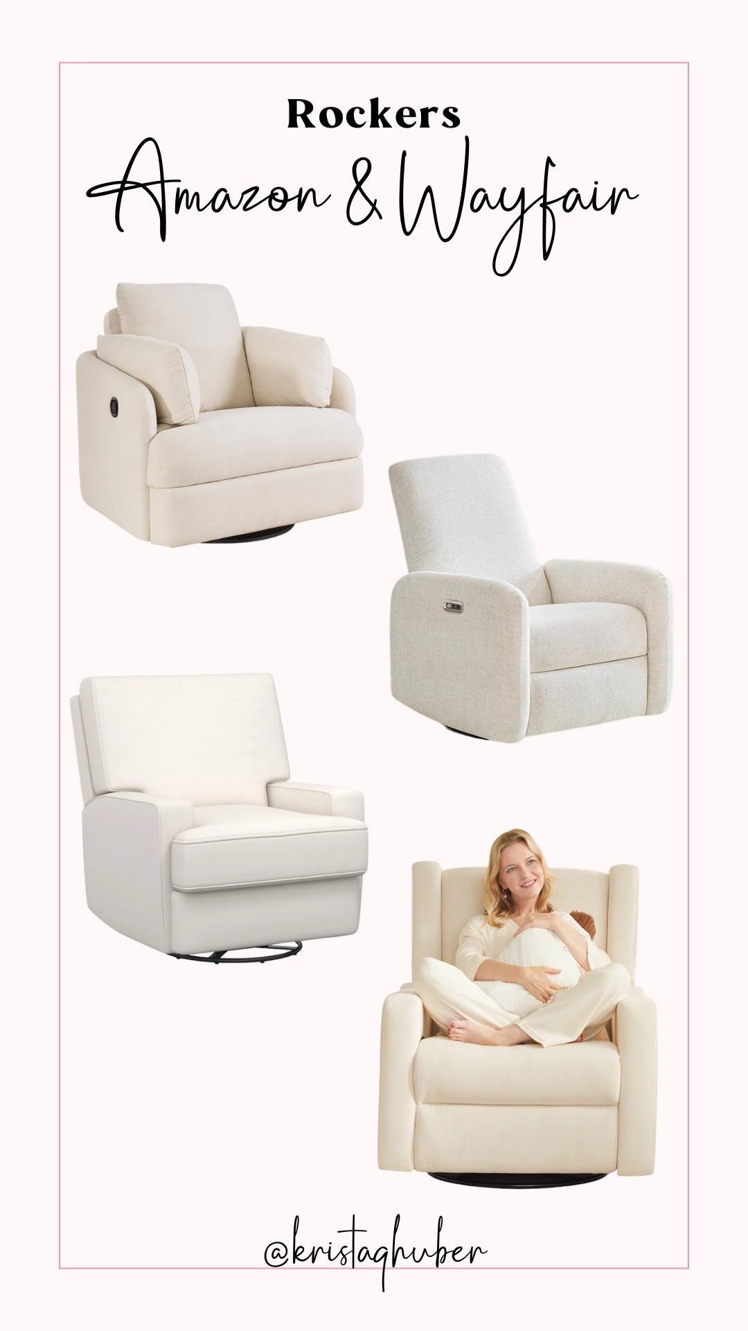 Shopping for a new rocker to put in my room for newborn nights and these are my top 4 picks! 

#LTKHome #LTKBaby