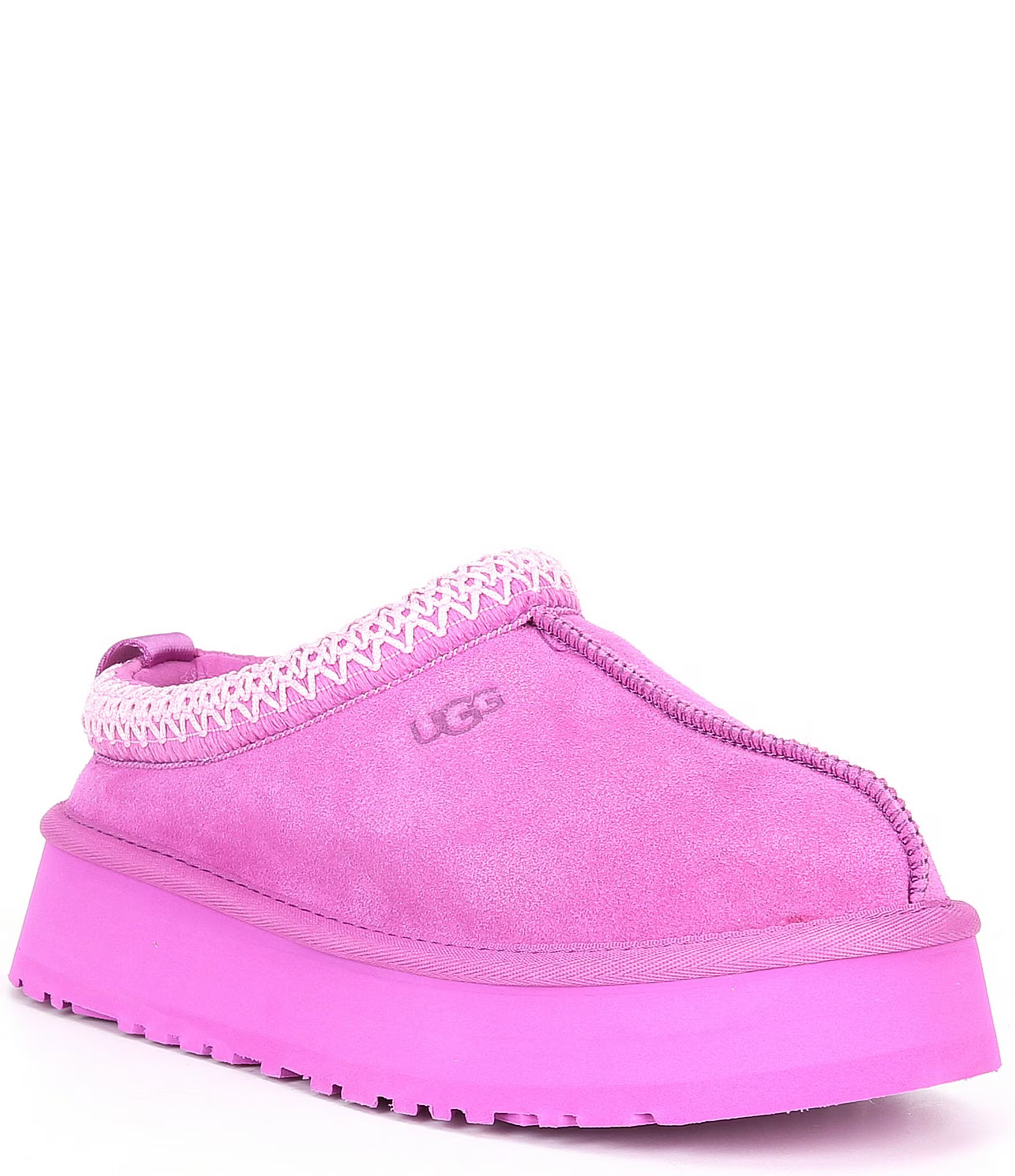 UGG® Tazz Suede Platform Slipper Clogs | Dillard's