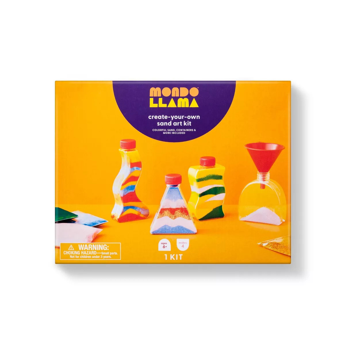 Create-Your-Own Sand Art Kit - Mondo Llama™: DIY Sand Designs & Decoration in Jars, 13 Pieces, ... | Target