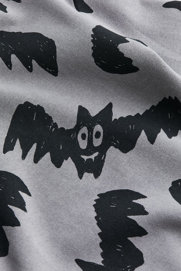 Sweatshirt - Gray/bats - Kids | H&M US | H&M (US + CA)