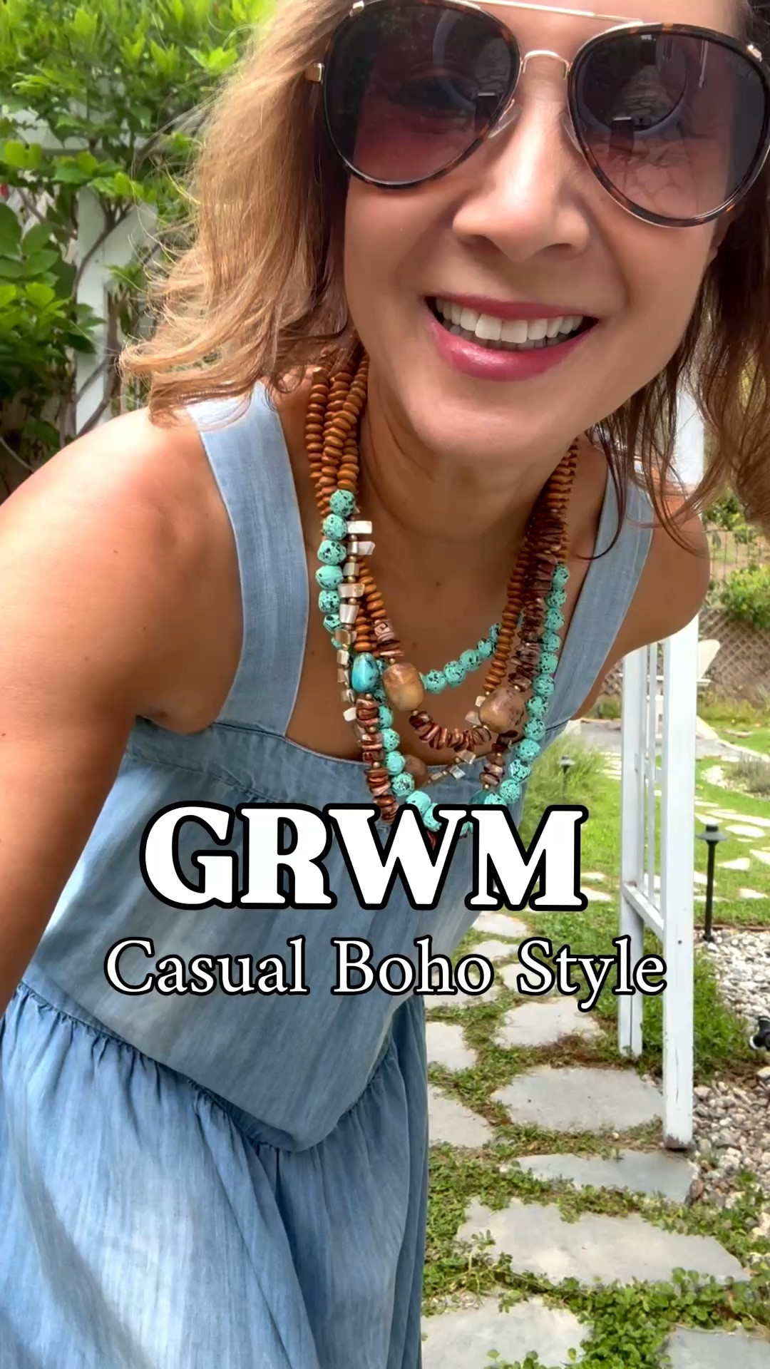 .My current boho obsession is being fulfilled with lots of fringe, a good pair of boots, and chunky jewelry. These accessories are so cute for upgrading a basic chambray sundress.  
Scroll to shop, and follow for more affordable style.

#LTKOver40 #LTKSeasonal #LTKgrwm