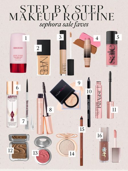 My step-by-step makeup routine 🙌🏻🙌🏻 Primer, concealer, Nars foundation, bronzer, blush, setting powder, mascara, lip liner, lip gloss #sephorasale

#LTKfindsunder100#LTKxSephora#LTKbeauty