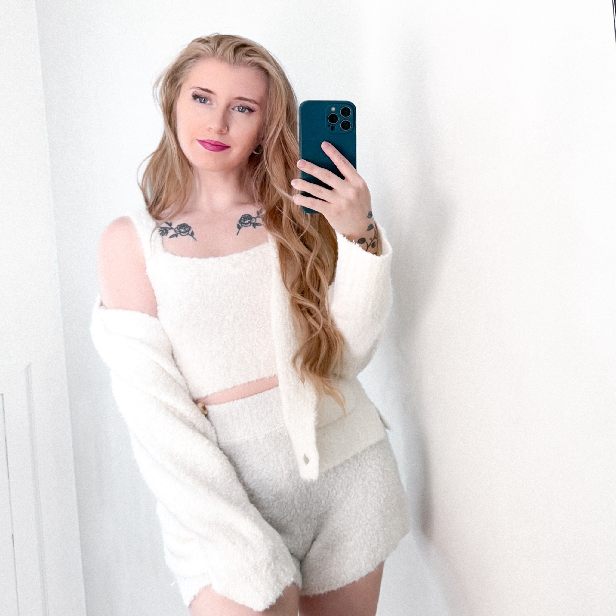 my fav boucle lounge set from A&F! it’s so cozy and chic ☁️🎧☕️ I could live in it haha! #boucle #cozy #cozyfit #loungewear 

#LTKFindsUnder100 #LTKSaleAlert #LTKStyleTip