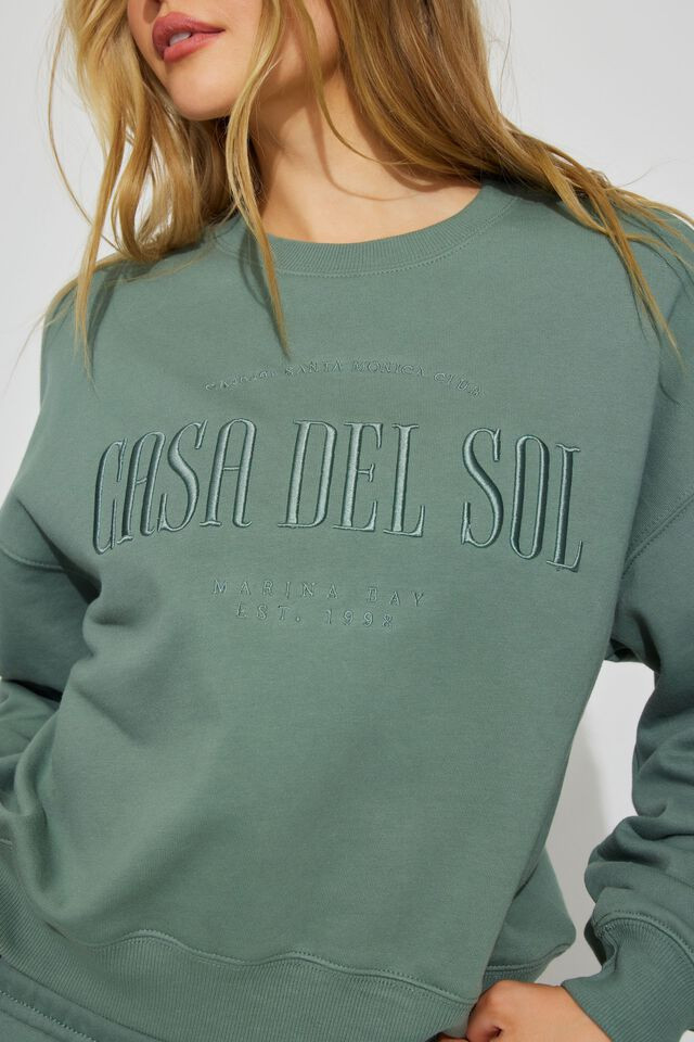 Bubble Crew Neck Sweatshirt | Garage Clothing