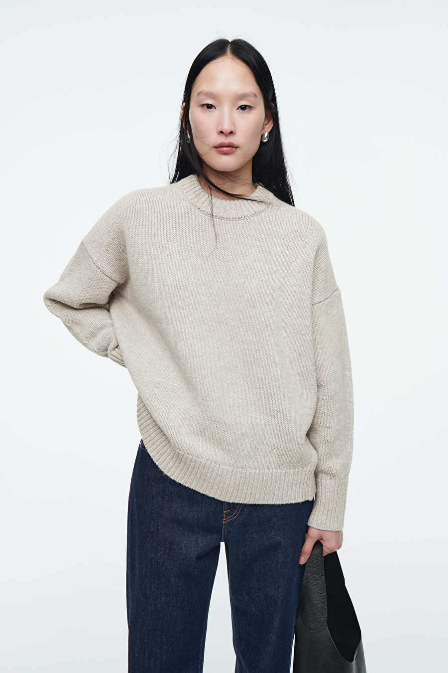 CHUNKY WOOL CREW-NECK JUMPER | COS (EU)